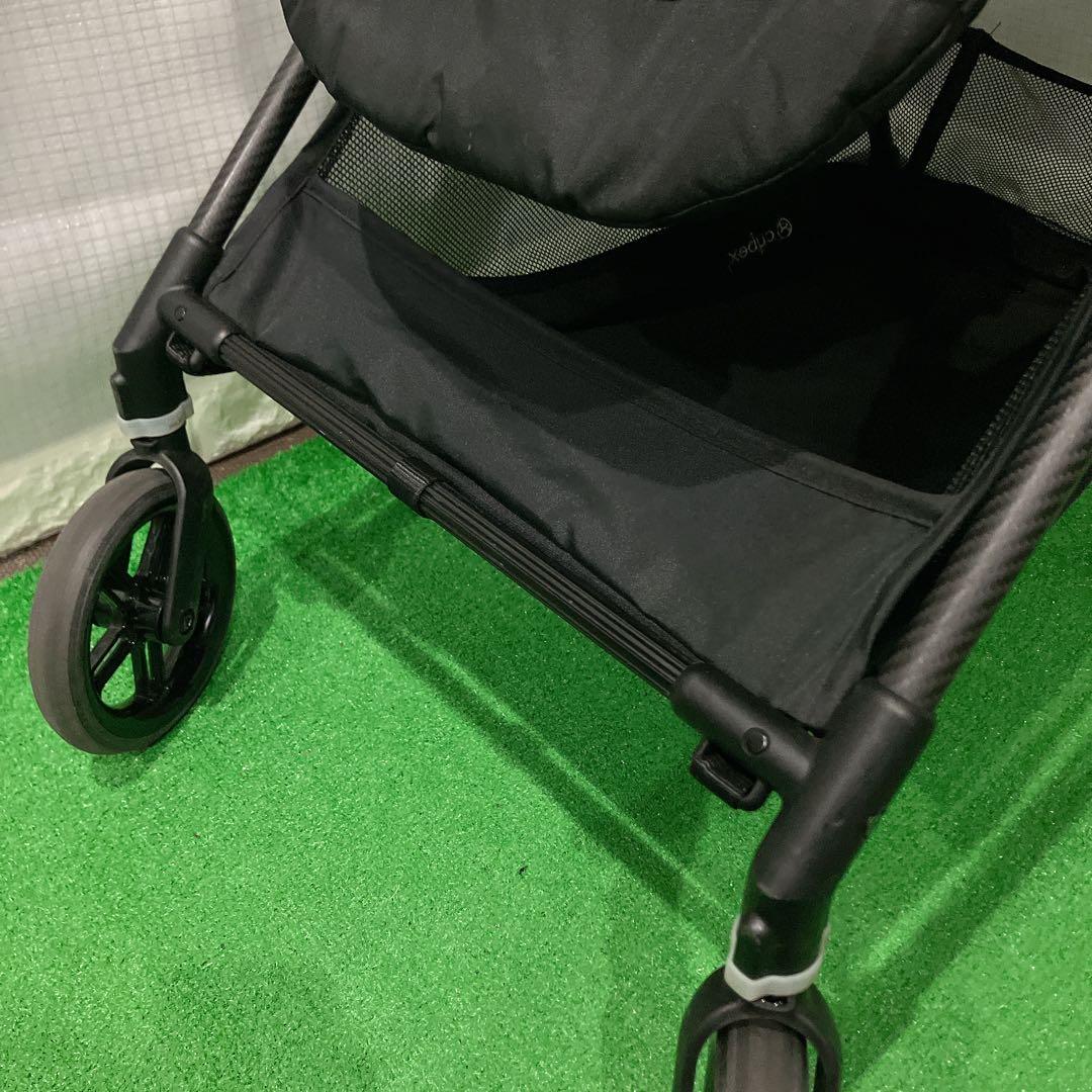 美品 サイベックス メリオ カーボン ベビーカー 即日発送 ブラック cybex