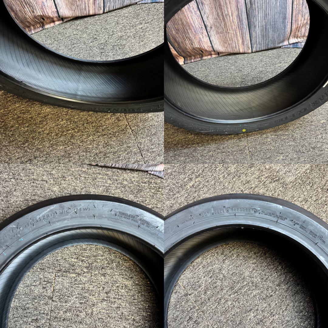 ダンロップ スポーツマックスα-14 120/70ZR17 190/55ZR17
