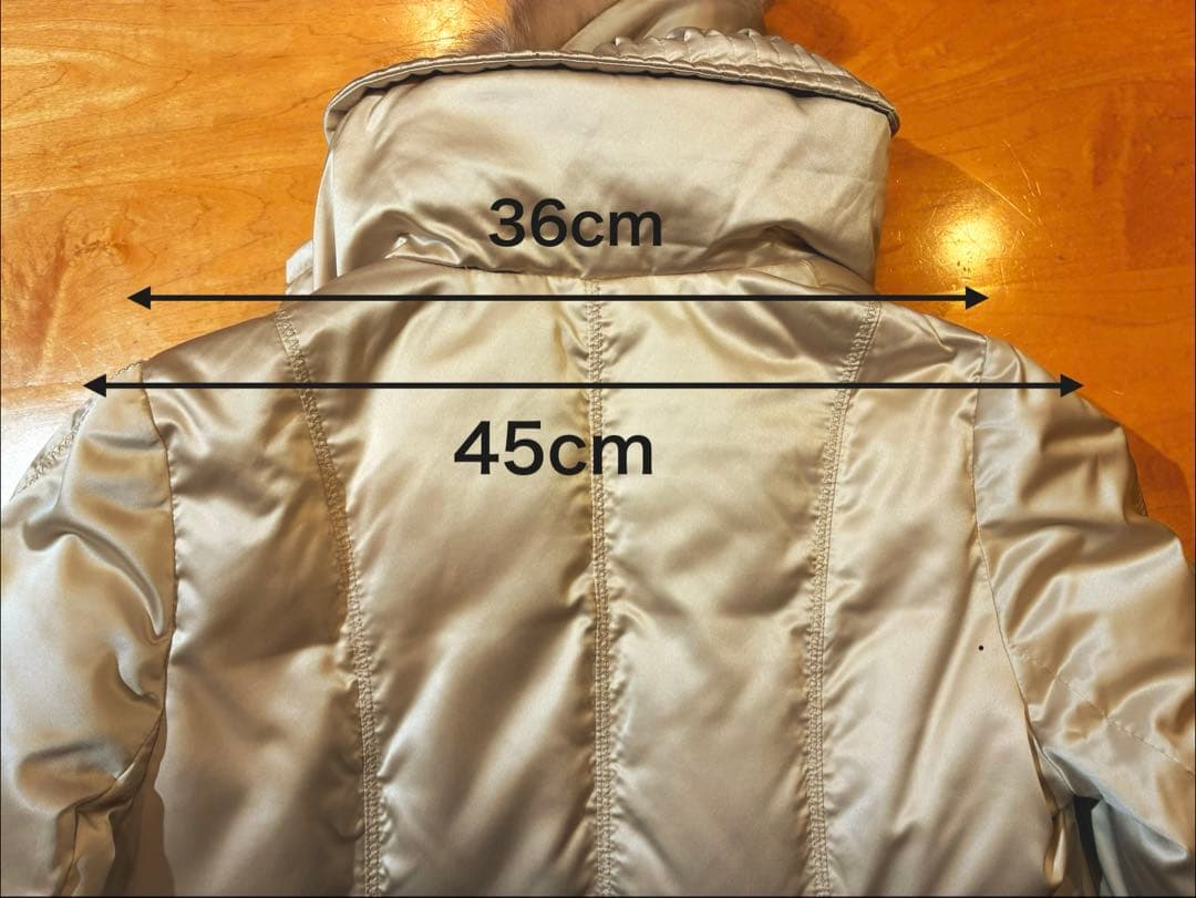 COTOO 希少ブルーフロストフォックスファー　ダウンコート