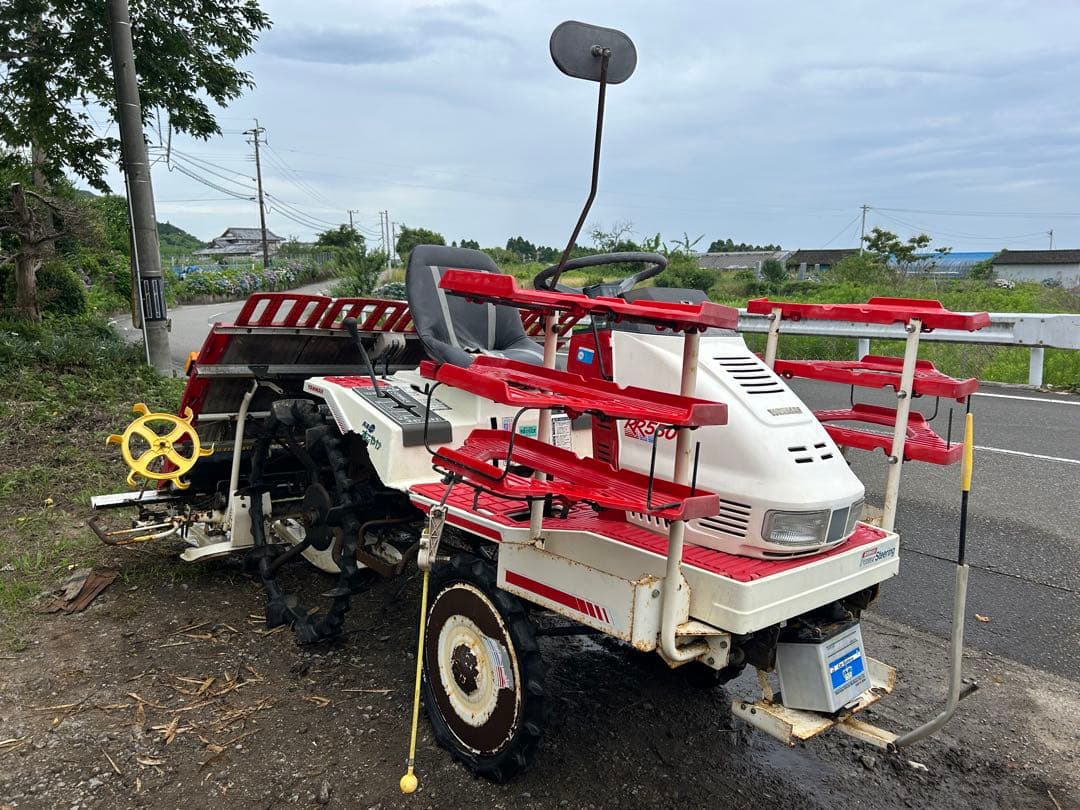 宮崎　ヤンマー 5条　セル付き　田植機 RR550 9.8馬力 田植え機　動画有
