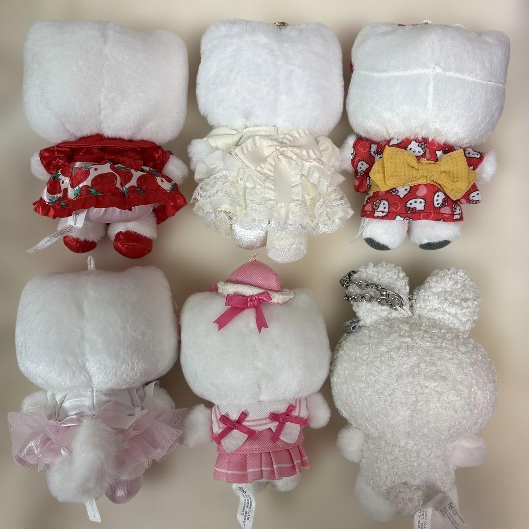 サンリオ ハローキティ ぬいぐるみ マスコット 6体セット