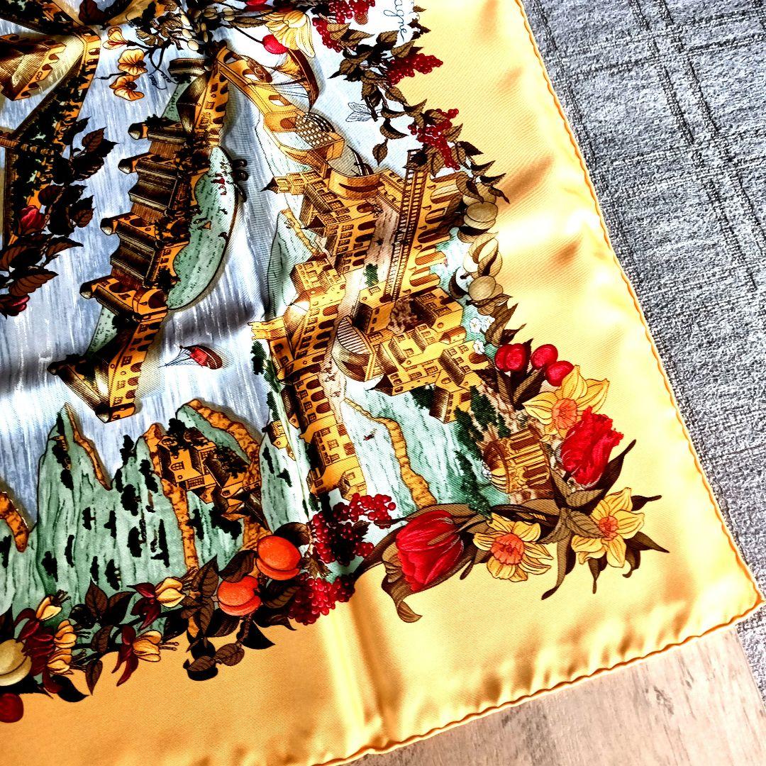エルメス　HERMES　シルクスカーフ