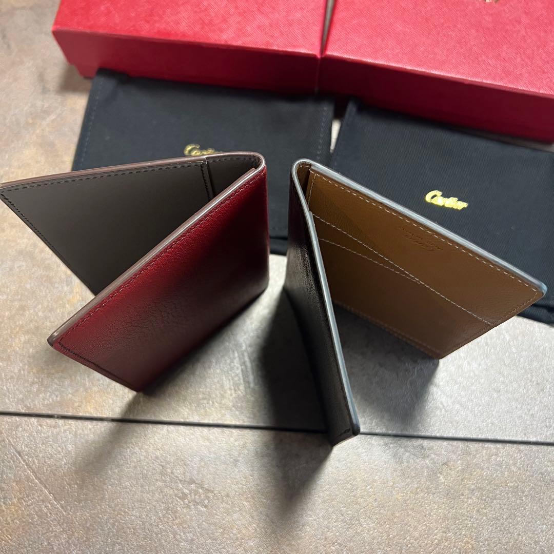 未使用　Cartier パスポートケース 2点　ペア　夫婦　新婚旅行　カップル