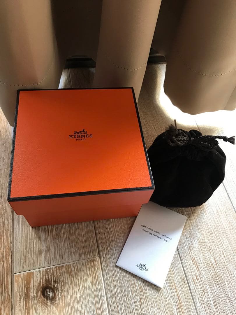 【電池交換済】HERMES スリムドゥエルメス CA2.110