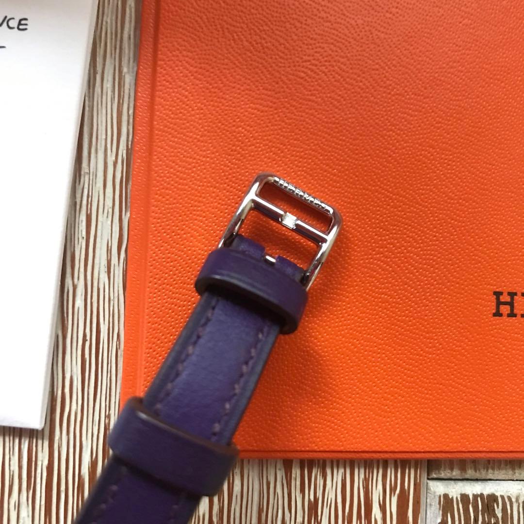 【電池交換済】HERMES スリムドゥエルメス CA2.110