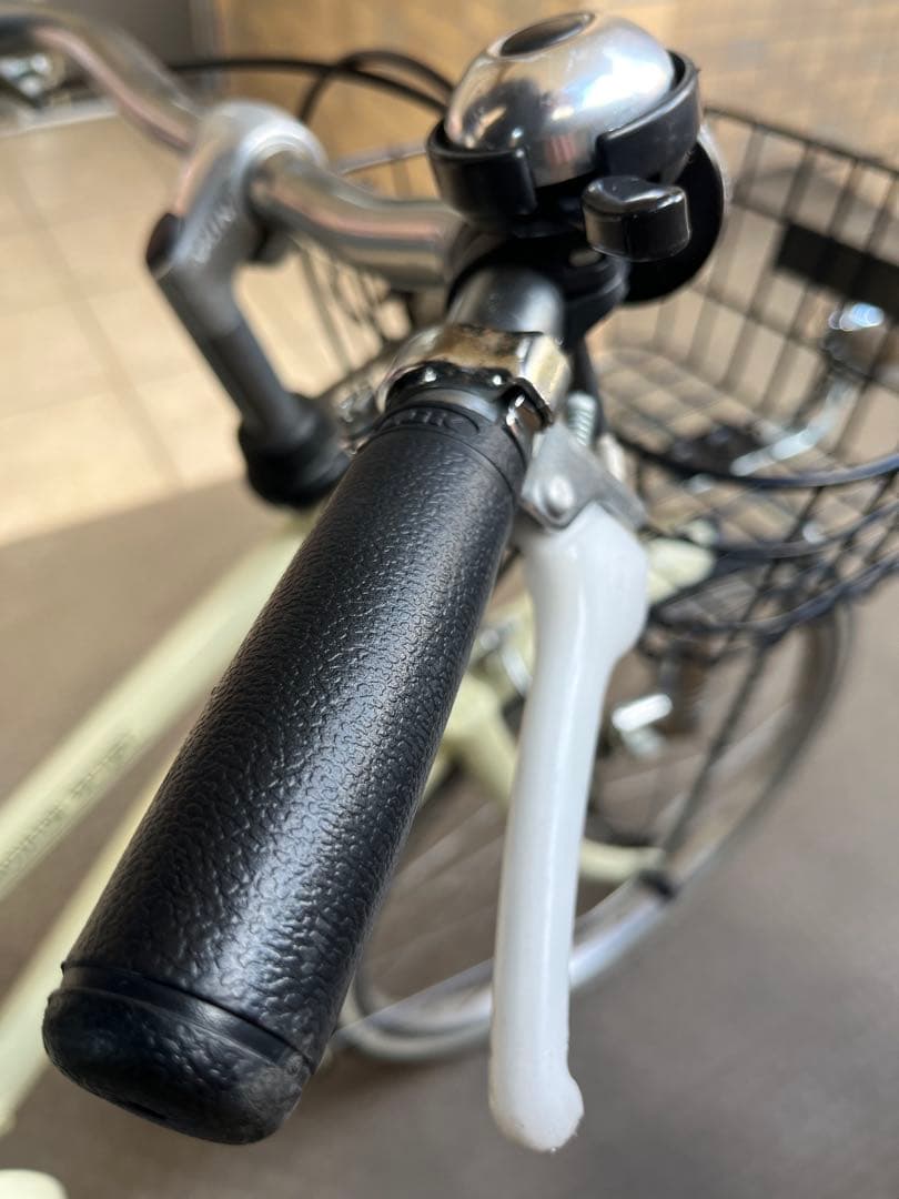 20インチ　子供用自転車　クリーム色