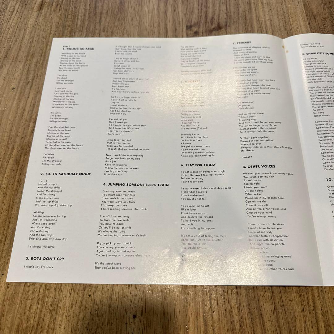 レア！Staring At The Sea • The Images 日本盤LD