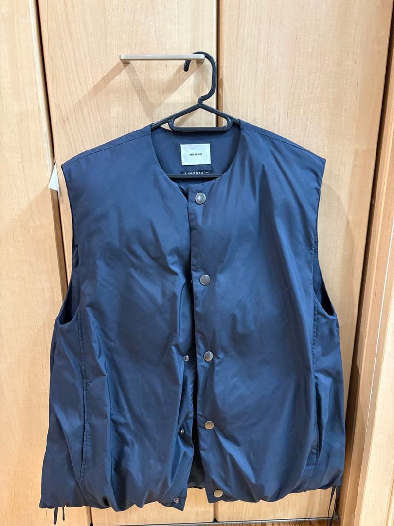 MIESROHE ネイビー ダウンベスト