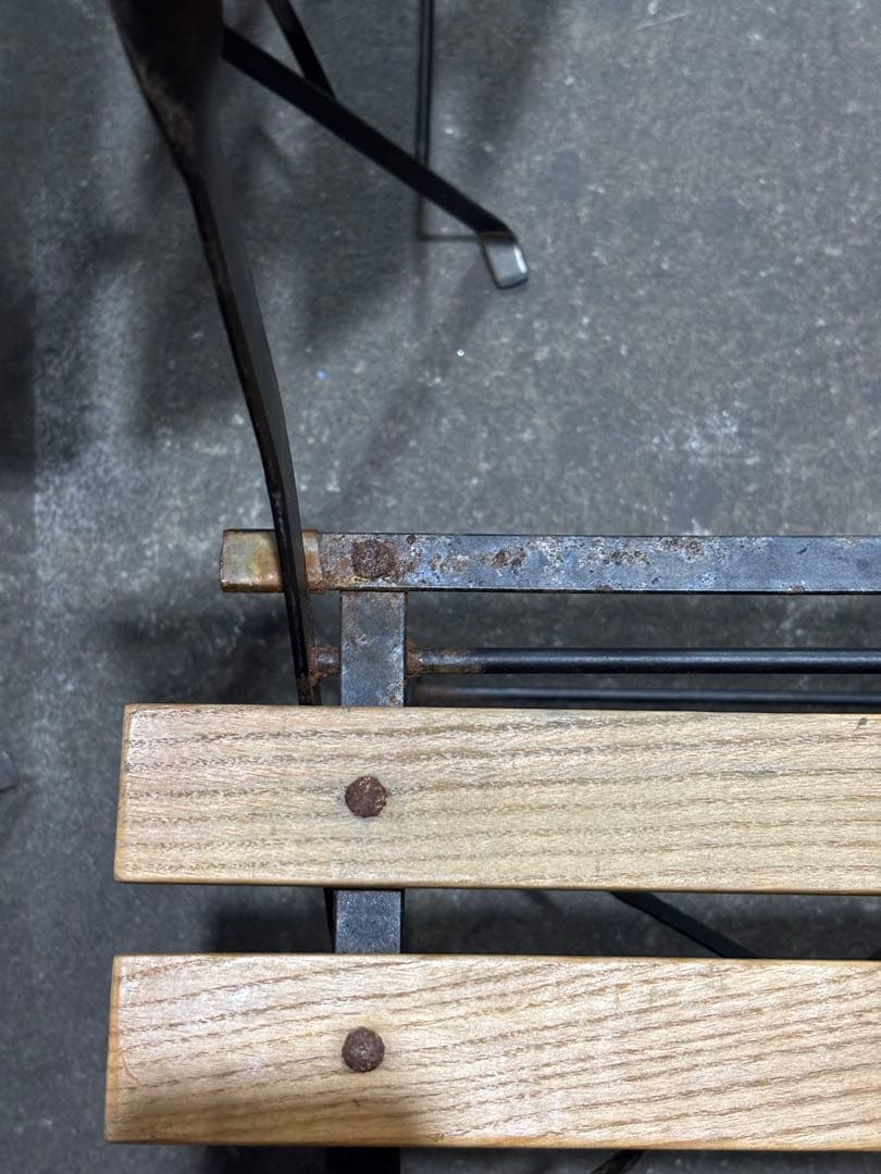 ガーデンテーブル&チェアセット 木目