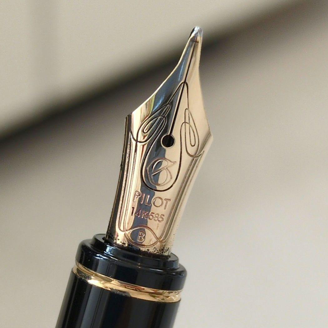 パイロット万年筆グランセ　マーブルグリーン廃盤　PILOT　14K 14金