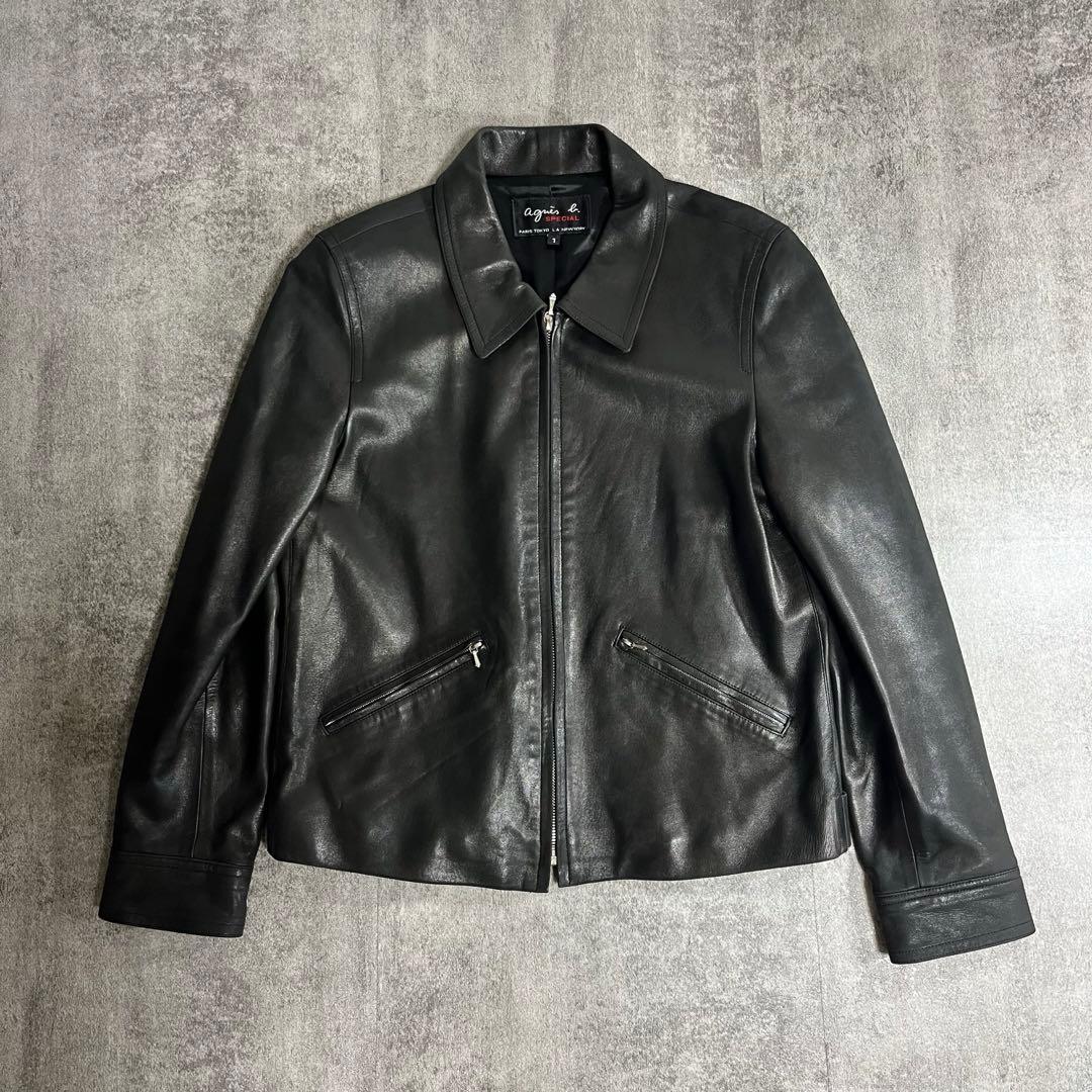 ジャケット・アウター Agnes b special archive leather jacket