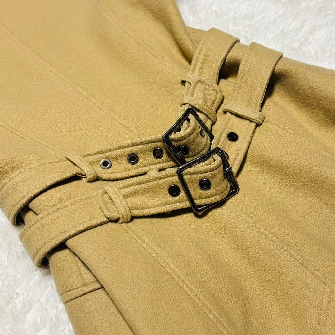 希少 ヴェルサス ヴェルサーチ フルレングス トレンチコート ウール イタリア製