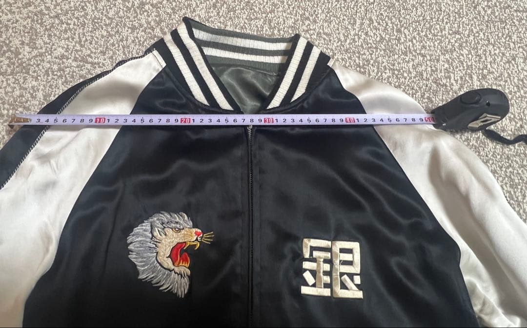 月*海様 希少 VANQUISH FRAGMENT スカジャン リバーシブル 銀