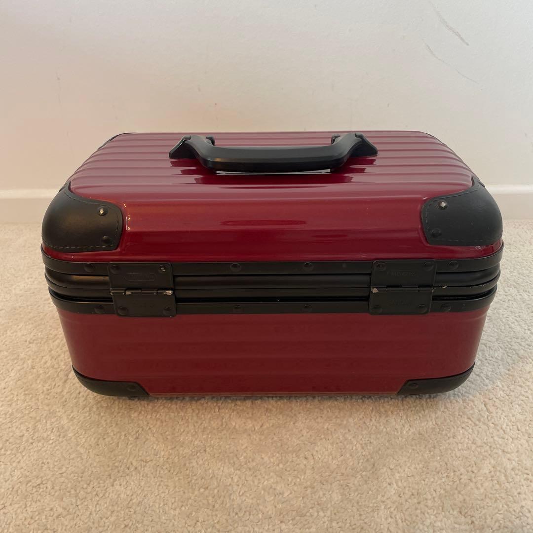 RIMOWA Samba Nova ビューティケース18L ボルドーレッド 鍵付