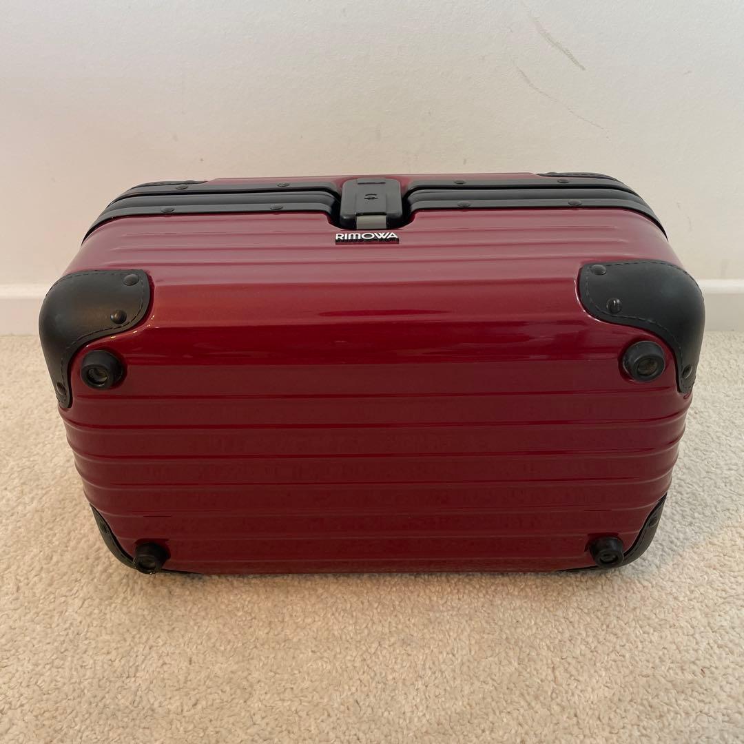 RIMOWA Samba Nova ビューティケース18L ボルドーレッド 鍵付