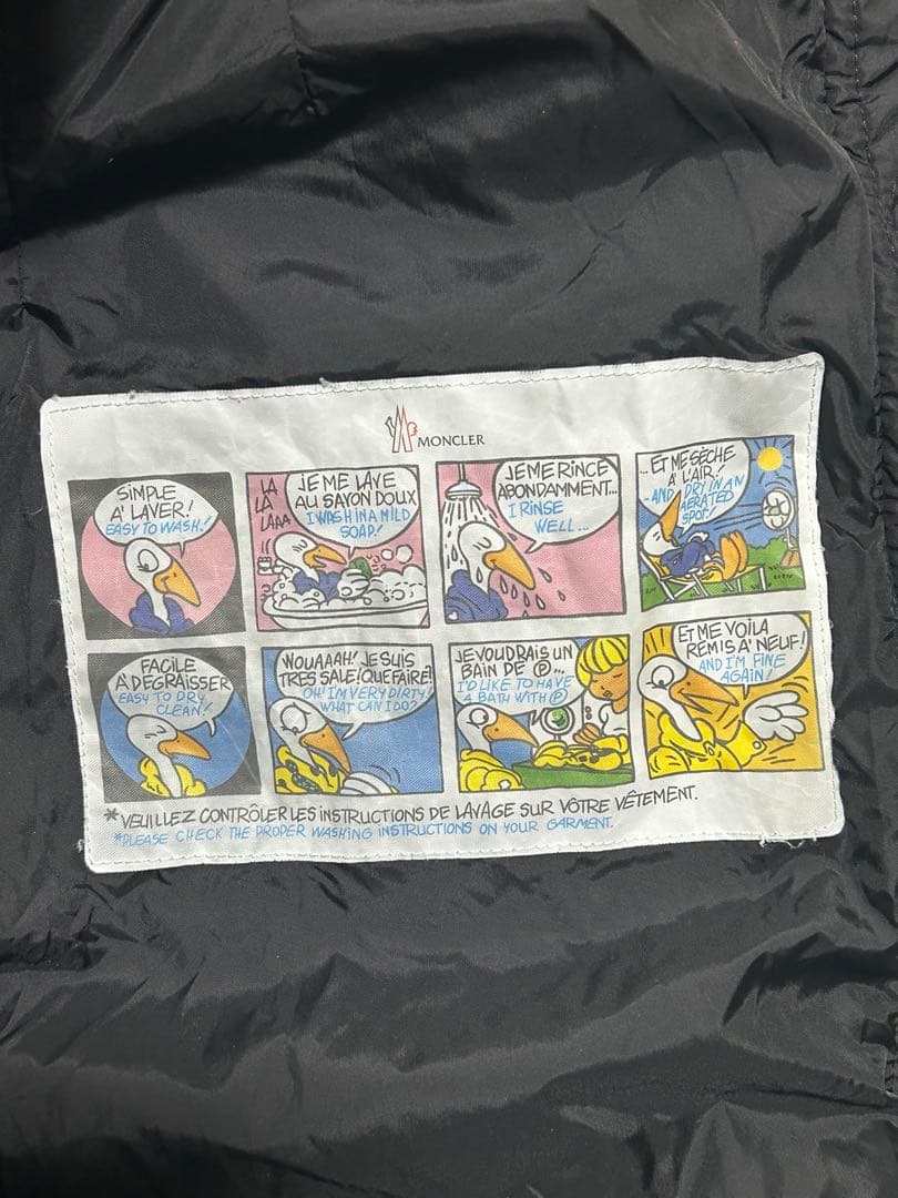 モンクレールMONCLER BETULONG ブラックサイズ3 XL タグあり