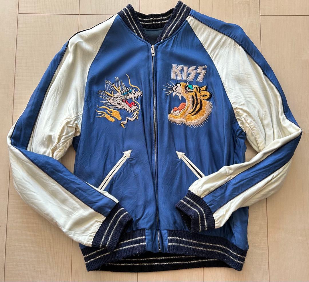 希少　東洋KISS スカジャン 刺繍デザイン