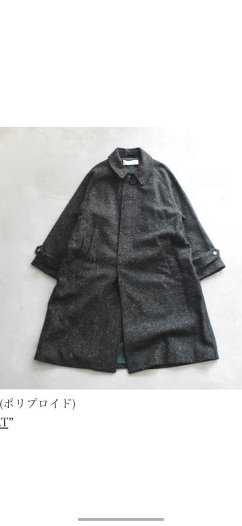 貴重【POLYPLOID】ウールコート 2 定価97,200円コモリ　オーラリー