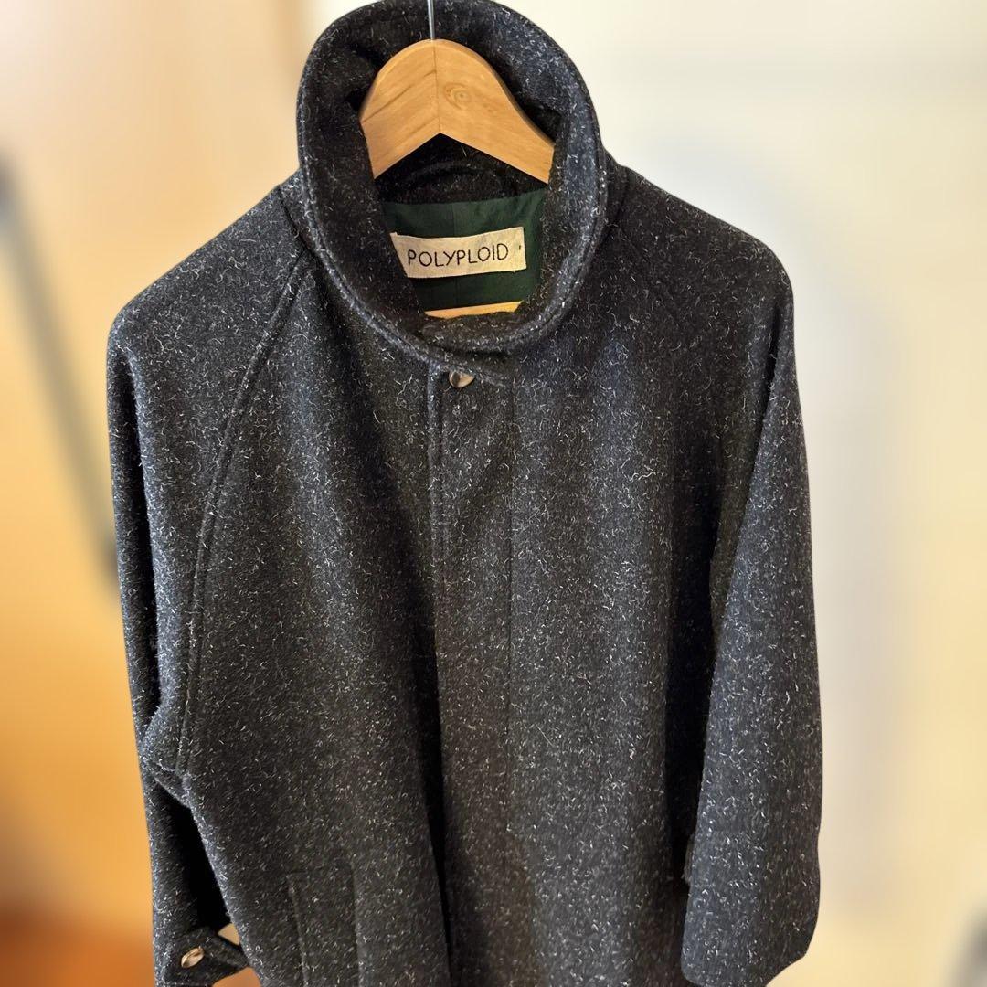 貴重【POLYPLOID】ウールコート 2 定価97,200円コモリ　オーラリー