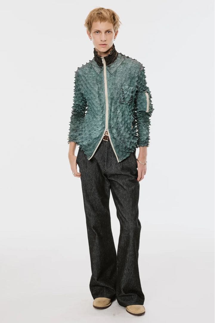 完売済品 26SS MASU PIQUE WORK TROUSERS 46