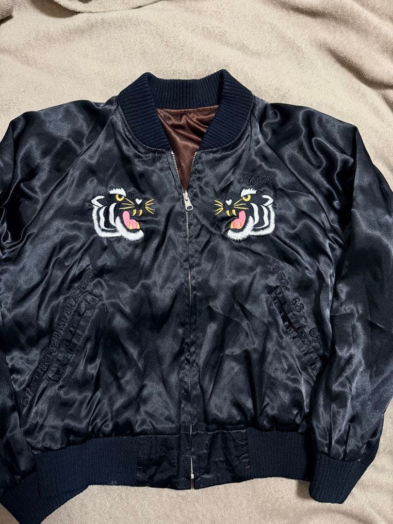 ２面用 BEAST .CO 東洋 虎 日本限定 スカジャン vintage