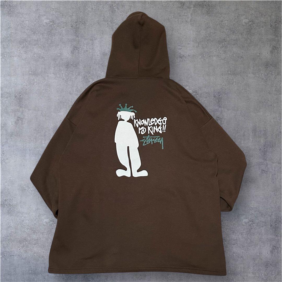 ゴ*ス様 【希少】90’s old stussy フードパーカー　shadow