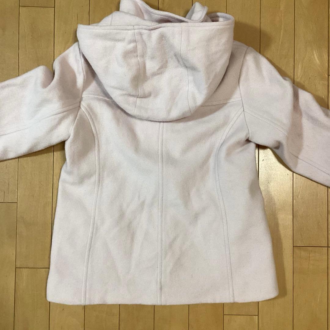 ケイトスペード ダッフルコート 160cm くすみピンク フーディ