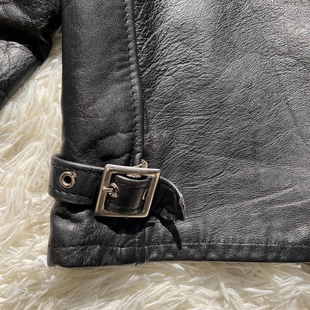 美品✨schott 641 レザージャケット　シングルライダース　本革　36 黒