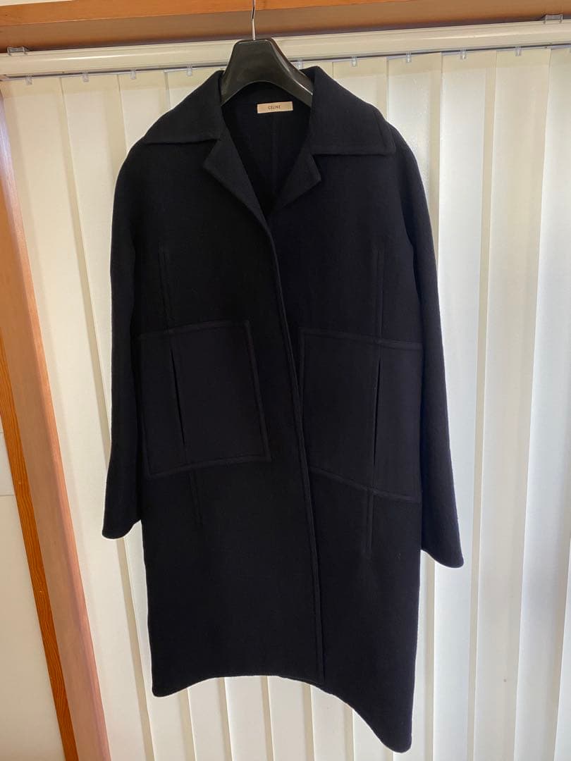 セリーヌ celine ネイビー ロングコート フィービー