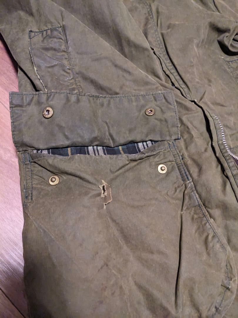 90s Barbour BORDER サイズ38 ライナー付