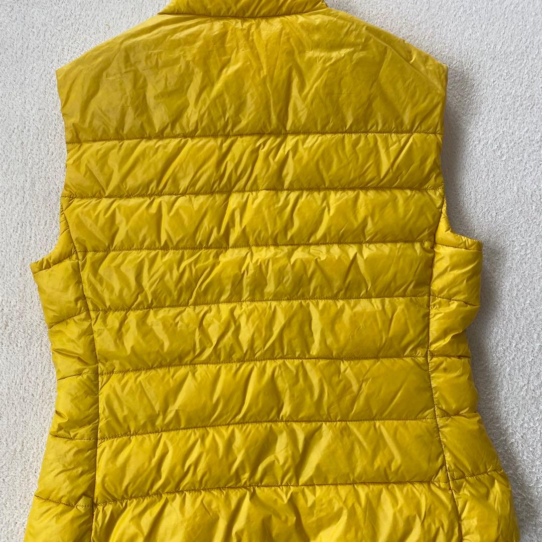 PRADA プラダ 三角ロゴ プレート ダウンベスト イエロー