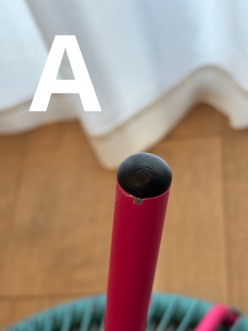 【美品】Francfranc フランフラン　ロータスチェア　ターコイズ×ピンク