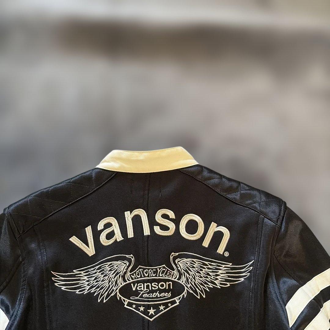 美品！バンソン VANSON ボンディング ライダース ジャケットM