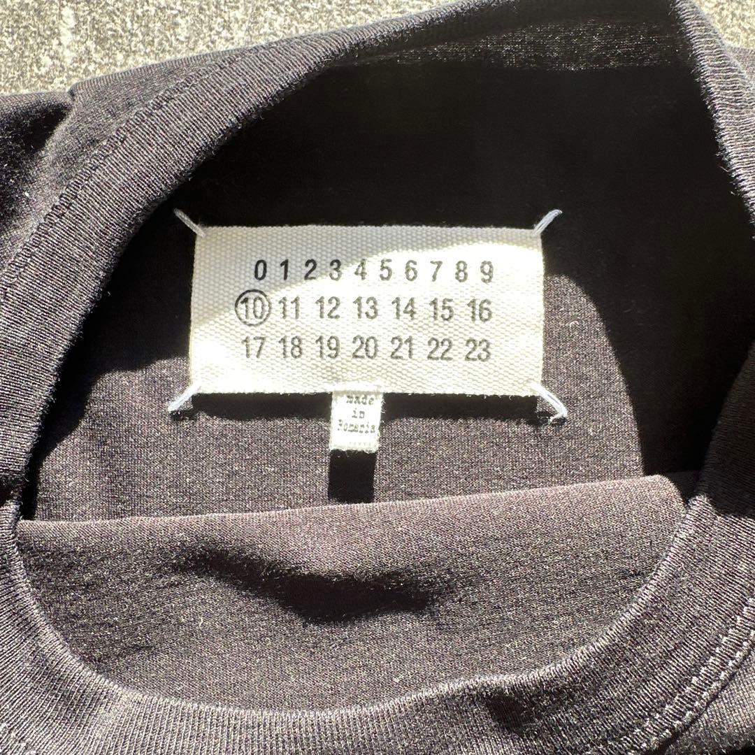 【MAISON MARGIELA】　デストロイ リバース ロゴ Tシャツ