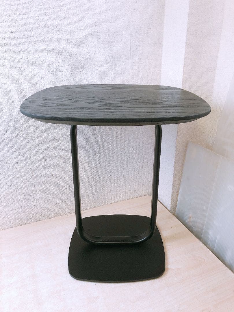 ⑭未使用★東谷 サイドテーブル ブラック TEC-84BK 机 インテリア家具