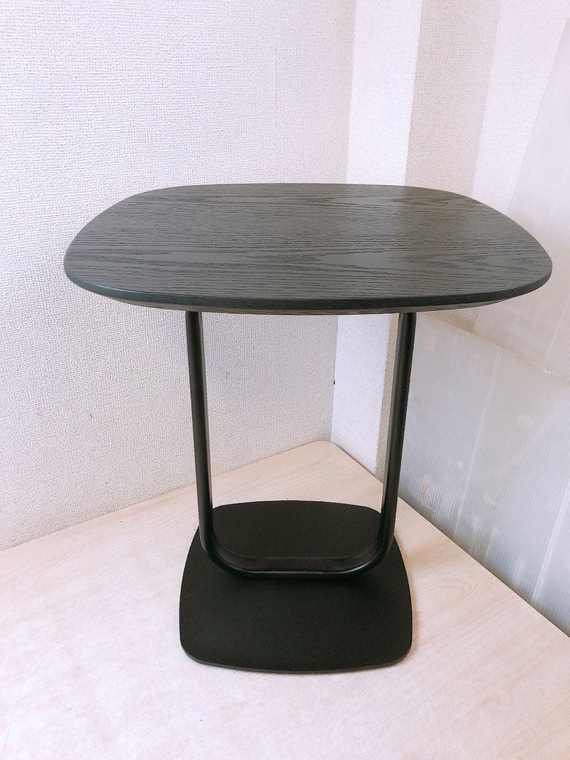 ⑭未使用★東谷 サイドテーブル ブラック TEC-84BK 机 インテリア家具