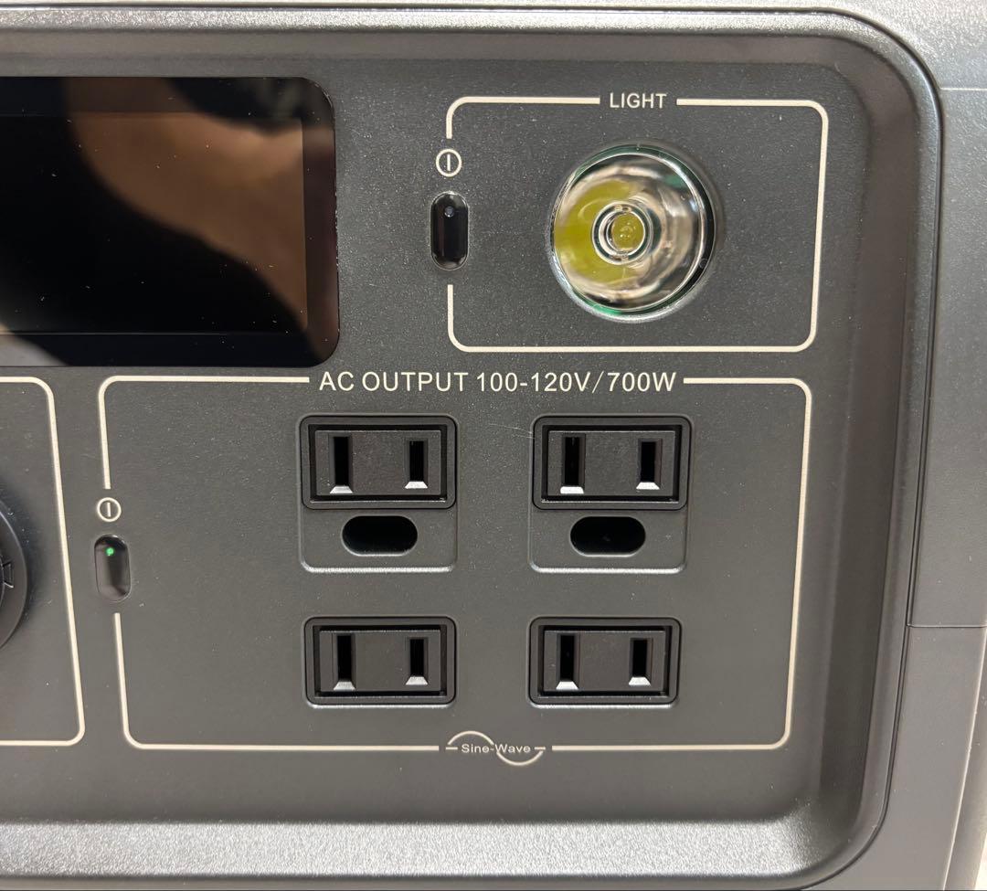 （確認のみ。未使用美品）BLUETTI ポータブル電源 EB70 716Wh