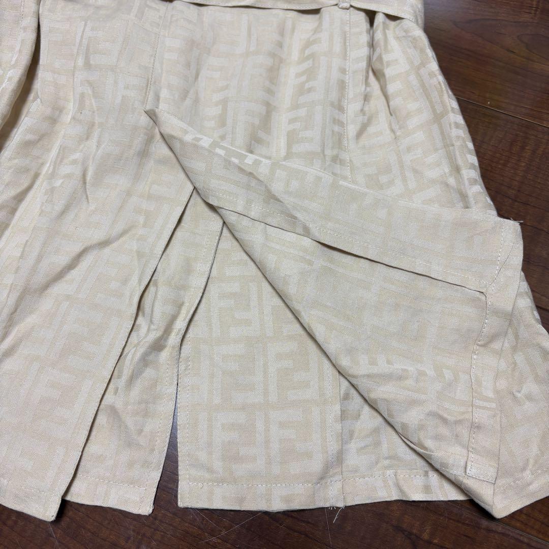 FENDI フェンディ ズッカ スプリングコート　薄手