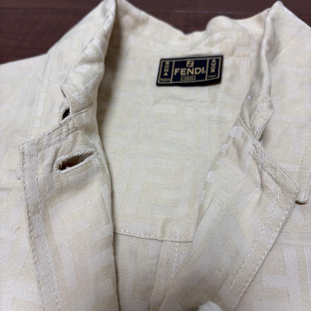 FENDI フェンディ ズッカ スプリングコート　薄手