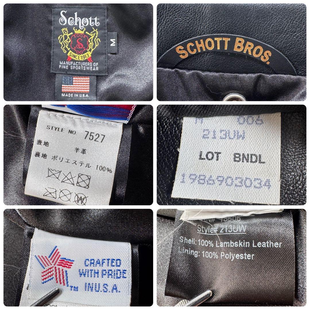 7*3様 未使用品✨Schott ライダースジャケット ワンスター　213UW