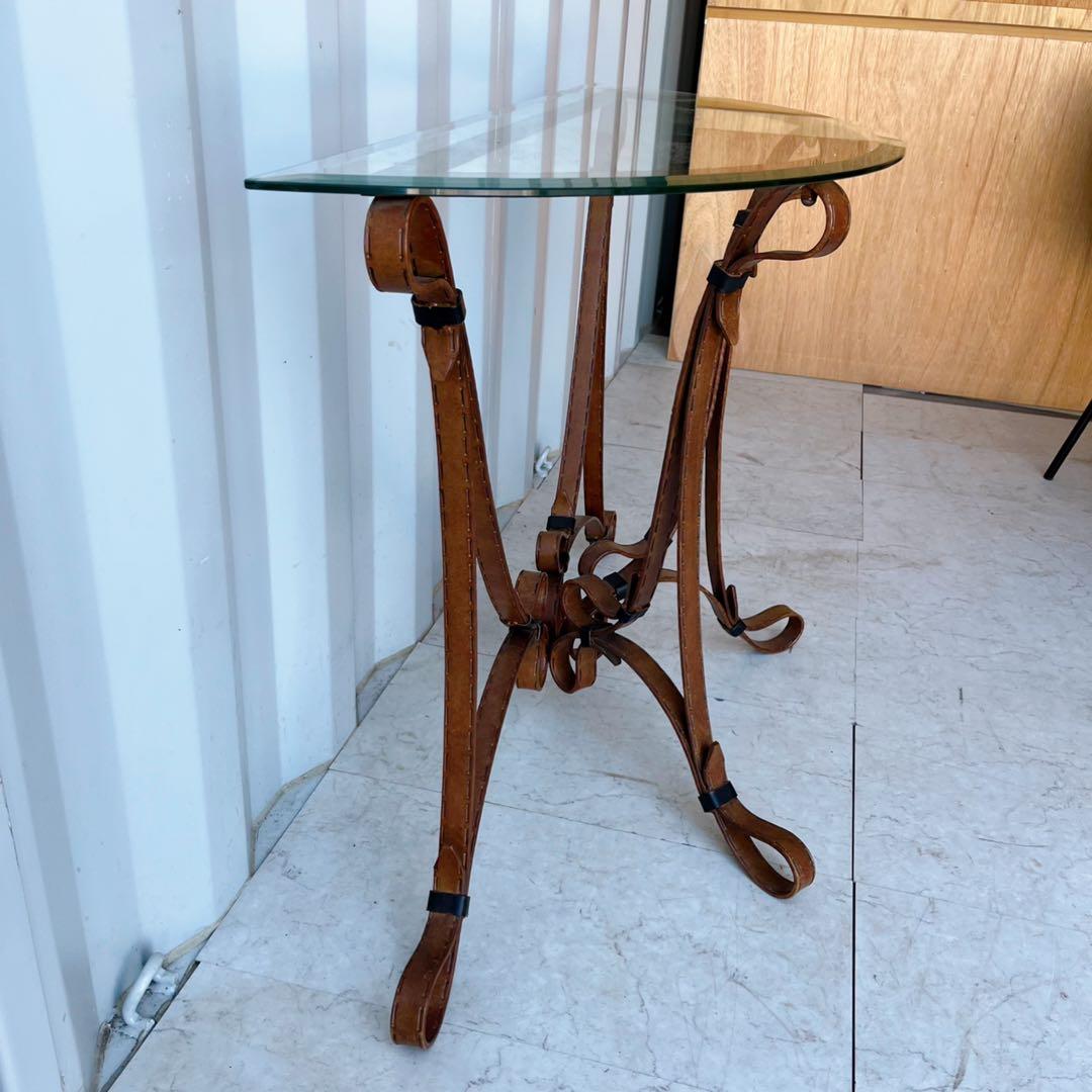 取付無料！メートランドスミス セオドアアレキサンダー ガラスコンソールテーブル