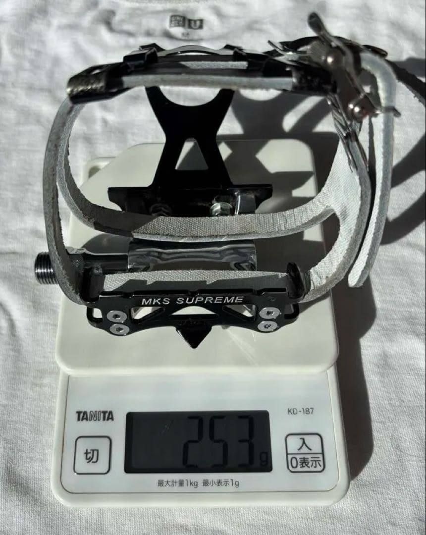 MKS 三ヶ島製作所 ペダル SUPREME トゥストラップ トゥクリップ