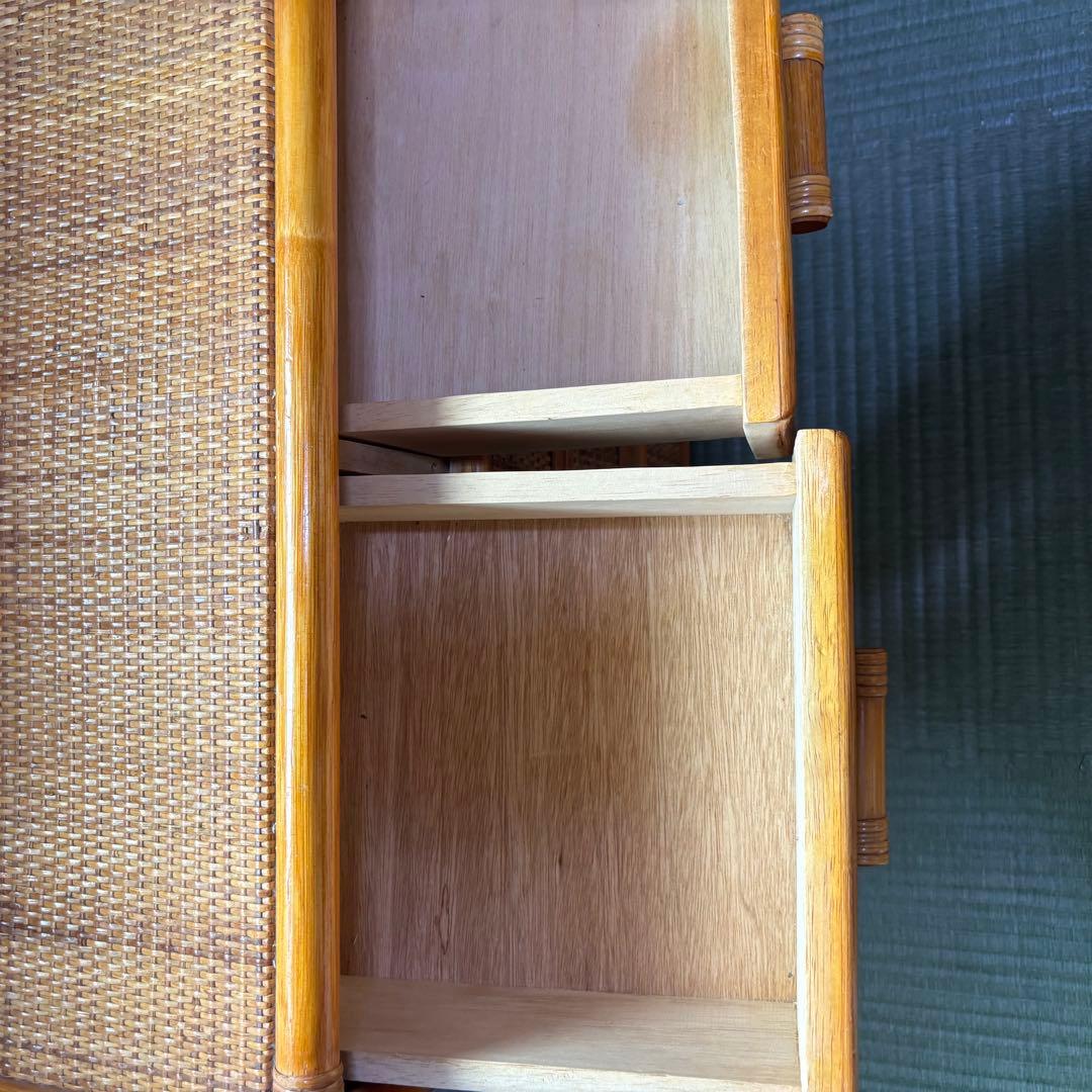 人気 ラタン 4段 チェスト ラタンチェスト 籐チェスト 籐タンス