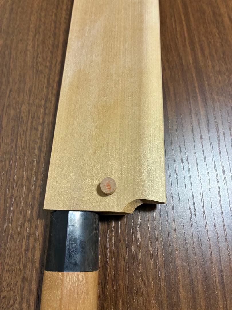 上製　鎌薄刃庖丁　7.5寸　有次　薄刃包丁
