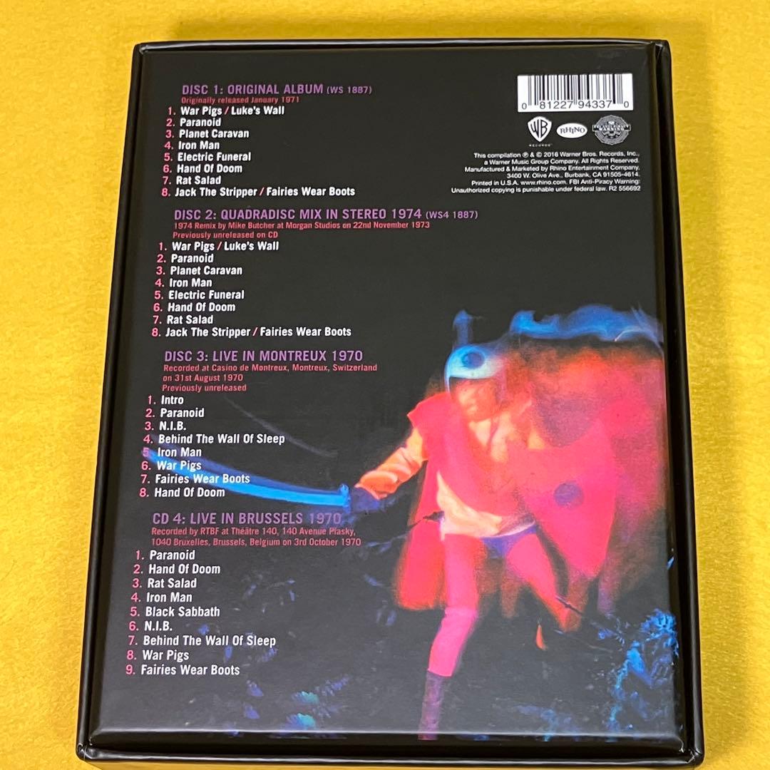 ブラック・サバス Paranoid Super Deluxe 4CD ボックス