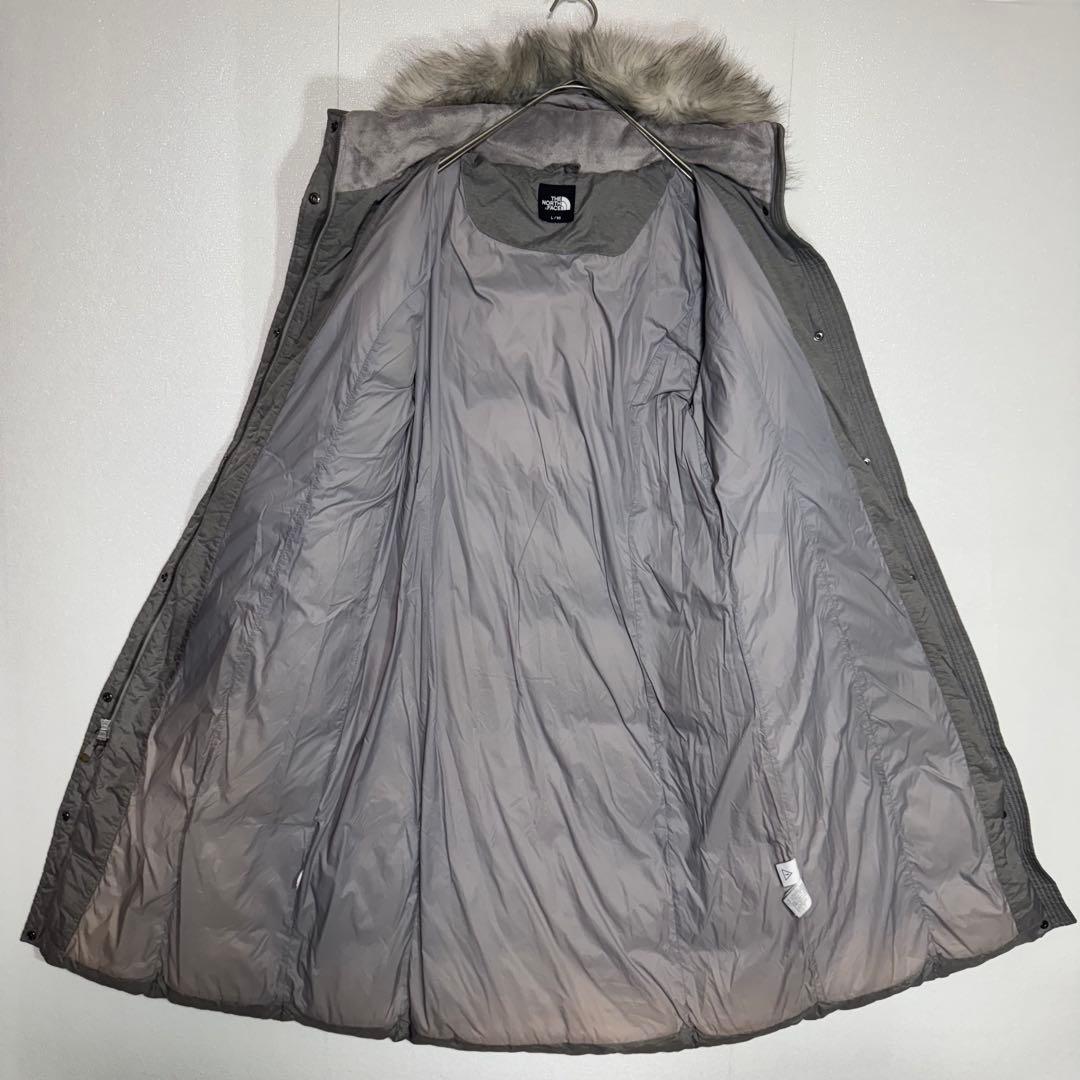 ノースフェイス ダウンコート ロングコート レディースＬサイズ