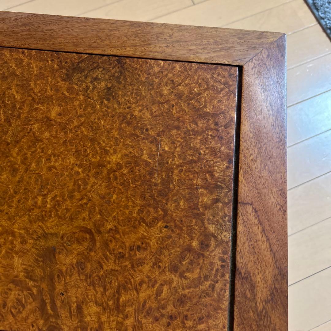 唐木家具　アンティーク　木製 6引き出しタンス ブラウン　チェスト