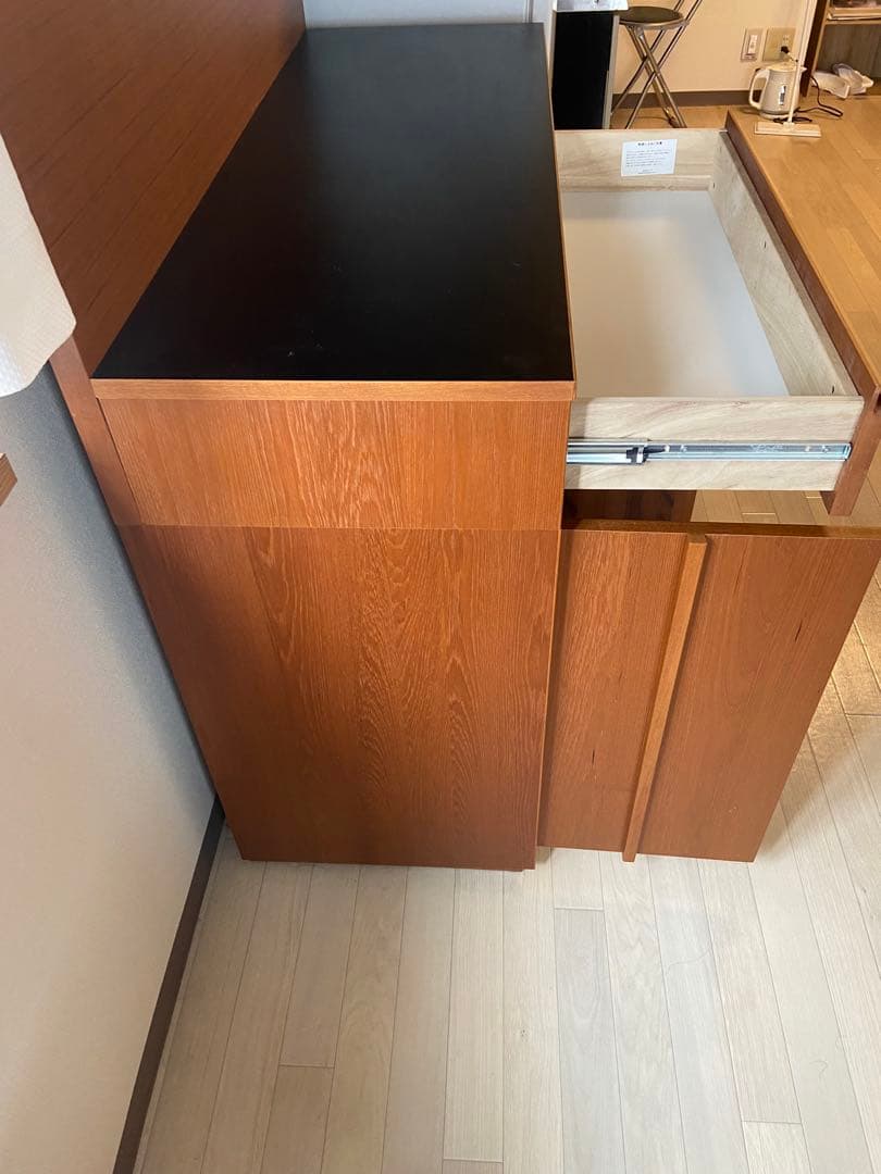 直接引き取りunico WICKキッチンボード W1190 OP(T)