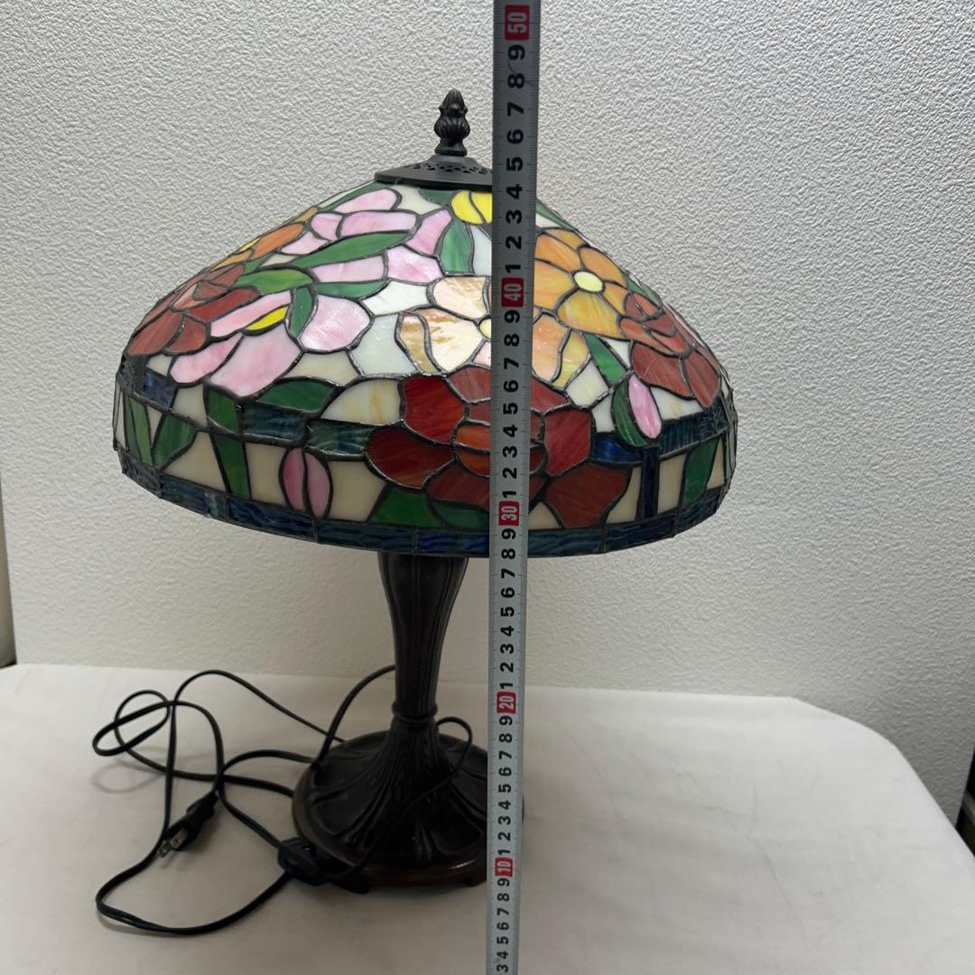 お値下げ‼️美品 ステンドグラスランプ