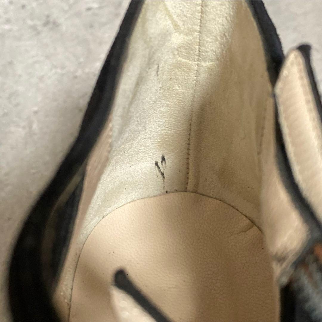 美品　シャネル　CHANEL （37） ダブルストラップ　パンプス　スウェード